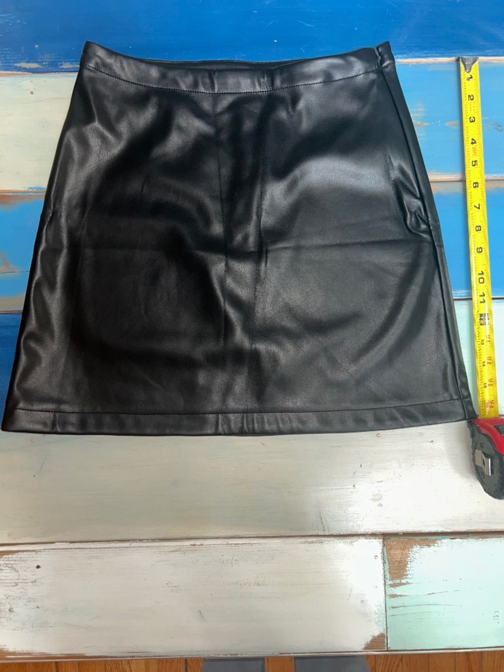 Gap Vegan Leather Aline Mini Skirt